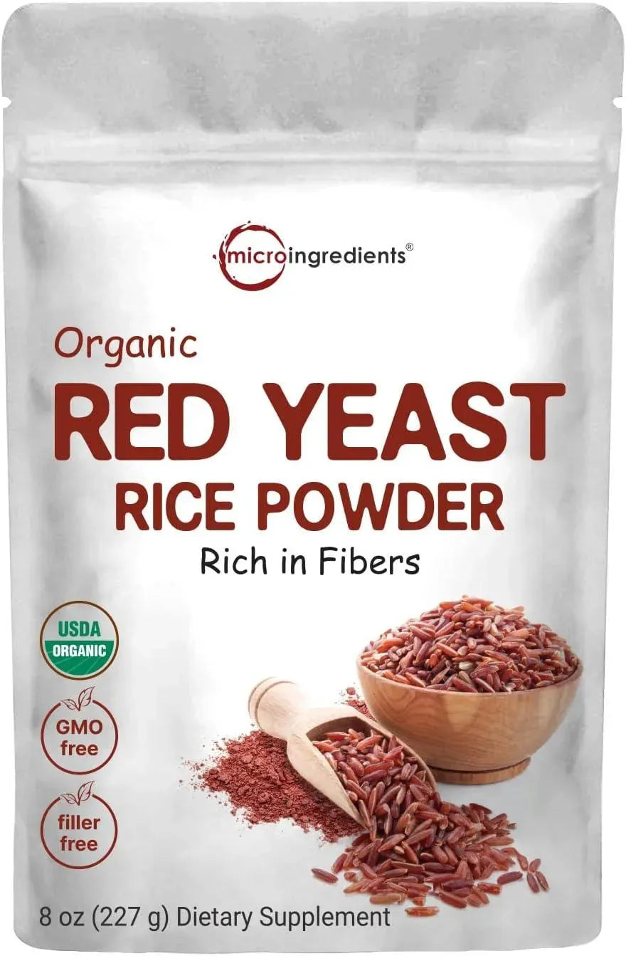 MICRO INGREDIENTS - Micro Ingredients Organic Red Yeast Rice Powder 227Gr. - The Red Vitamin MX - Suplementos Alimenticios - {{ shop.shopifyCountryName }}