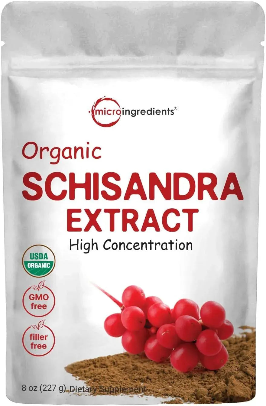 MICRO INGREDIENTS - Micro Ingredients Organic Schisandra Extract Powder 227Gr. - The Red Vitamin MX - Suplementos Alimenticios - {{ shop.shopifyCountryName }}