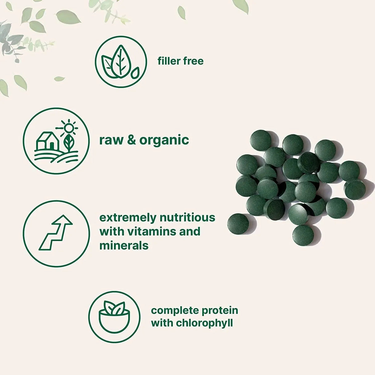 MICRO INGREDIENTS - Micro Ingredients Organic Spirulina Supplement 3000Mg. 720 Tabletas - The Red Vitamin MX - Suplementos Alimenticios - {{ shop.shopifyCountryName }}