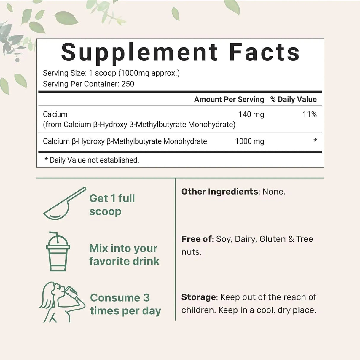 MICRO INGREDIENTS - Micro Ingredients Pure HMB Powder 250Gr. - The Red Vitamin MX - Suplementos Alimenticios - {{ shop.shopifyCountryName }}