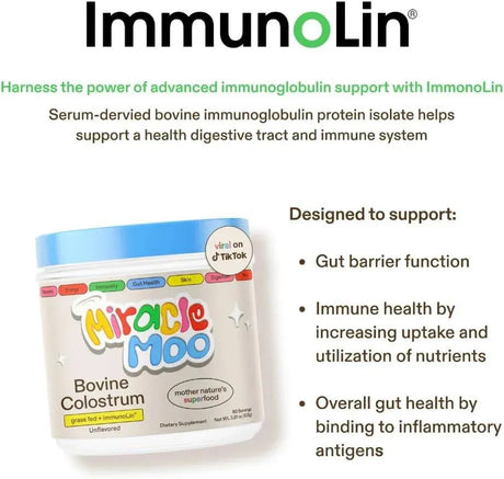 MIRACLE MOO - Miracle Moo Grass Fed Bovine Colostrum Supplement - The Red Vitamin MX - Suplementos Alimenticios - {{ shop.shopifyCountryName }}