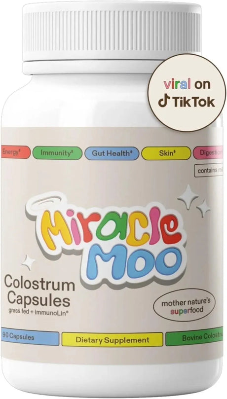 MIRACLE MOO - Miracle Moo Grass Fed Bovine Colostrum Supplement - The Red Vitamin MX - Suplementos Alimenticios - {{ shop.shopifyCountryName }}