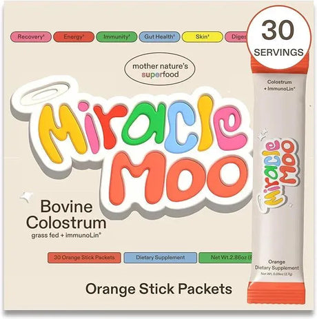 MIRACLE MOO - Miracle Moo Grass Fed Bovine Colostrum Supplement - The Red Vitamin MX - Suplementos Alimenticios - {{ shop.shopifyCountryName }}