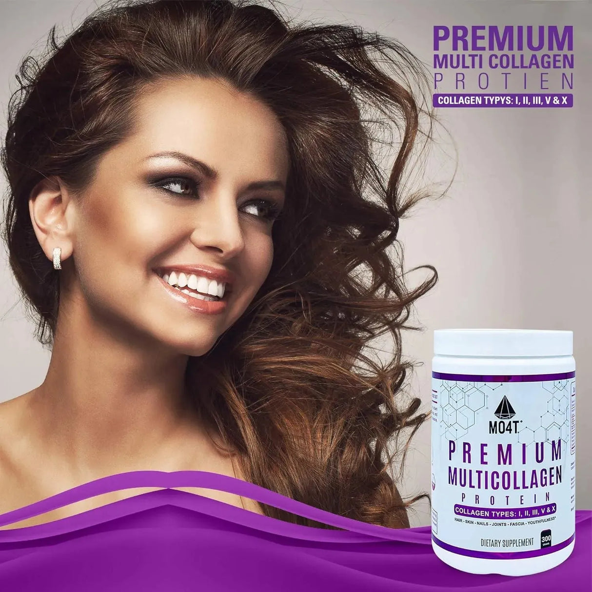 MO4T - MO4T Premium Multi Collagen Powder 300Gr. - The Red Vitamin MX - Suplementos Alimenticios - {{ shop.shopifyCountryName }}
