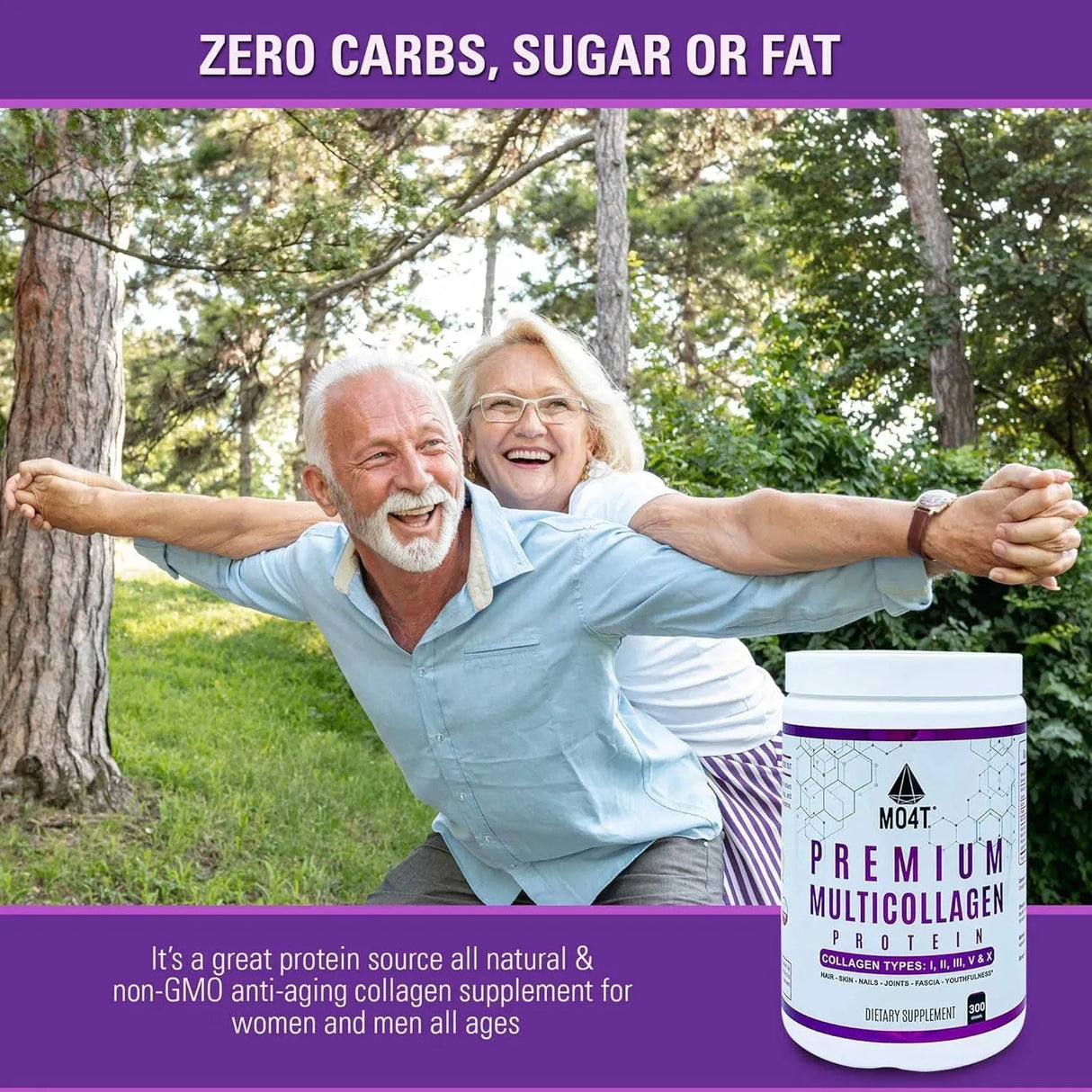 MO4T - MO4T Premium Multi Collagen Powder 300Gr. - The Red Vitamin MX - Suplementos Alimenticios - {{ shop.shopifyCountryName }}