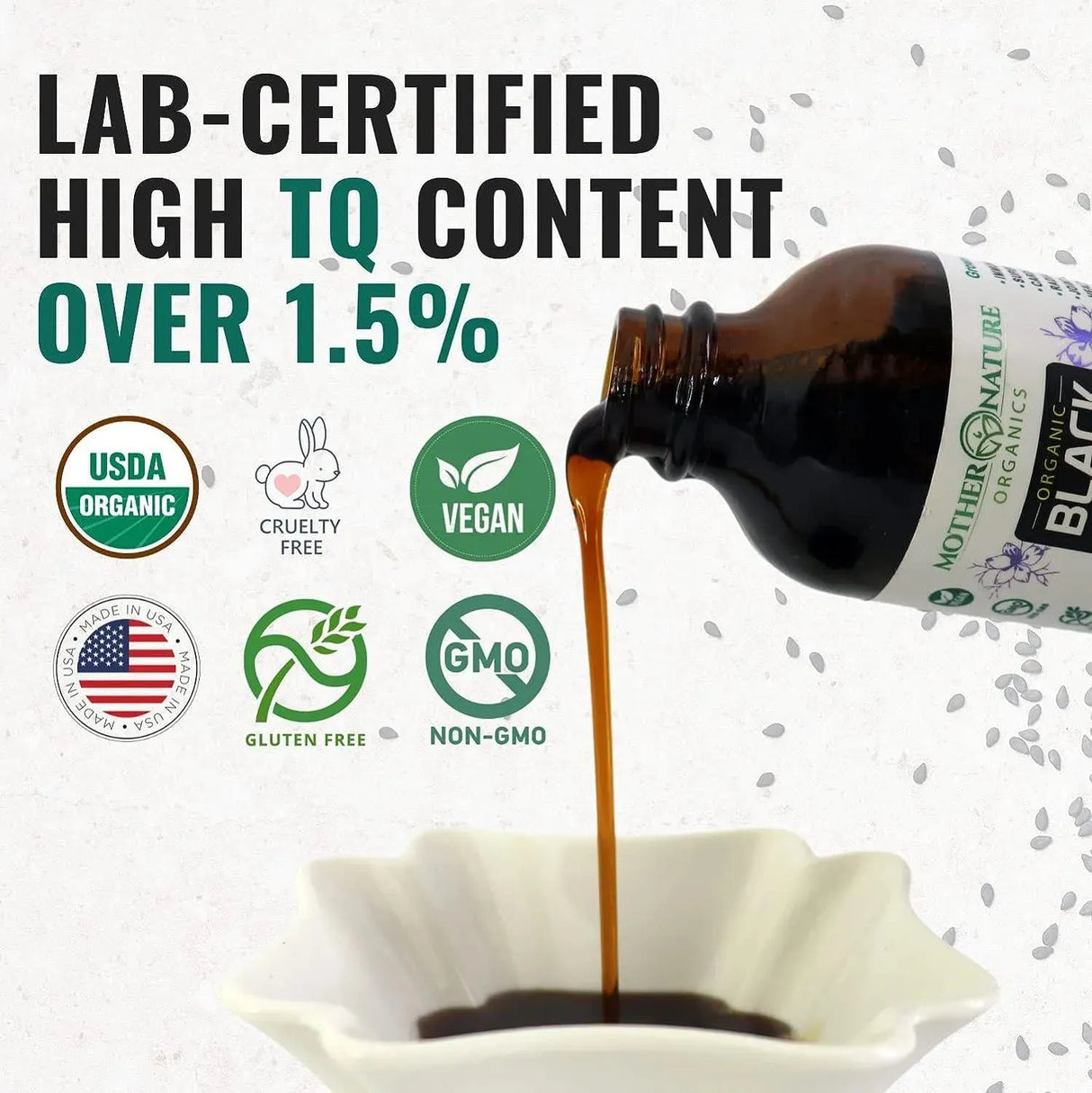 MOTHER NATURE - Mother Nature Organic Black Seed Oil 120Ml. - The Red Vitamin MX - Suplementos Alimenticios - {{ shop.shopifyCountryName }}