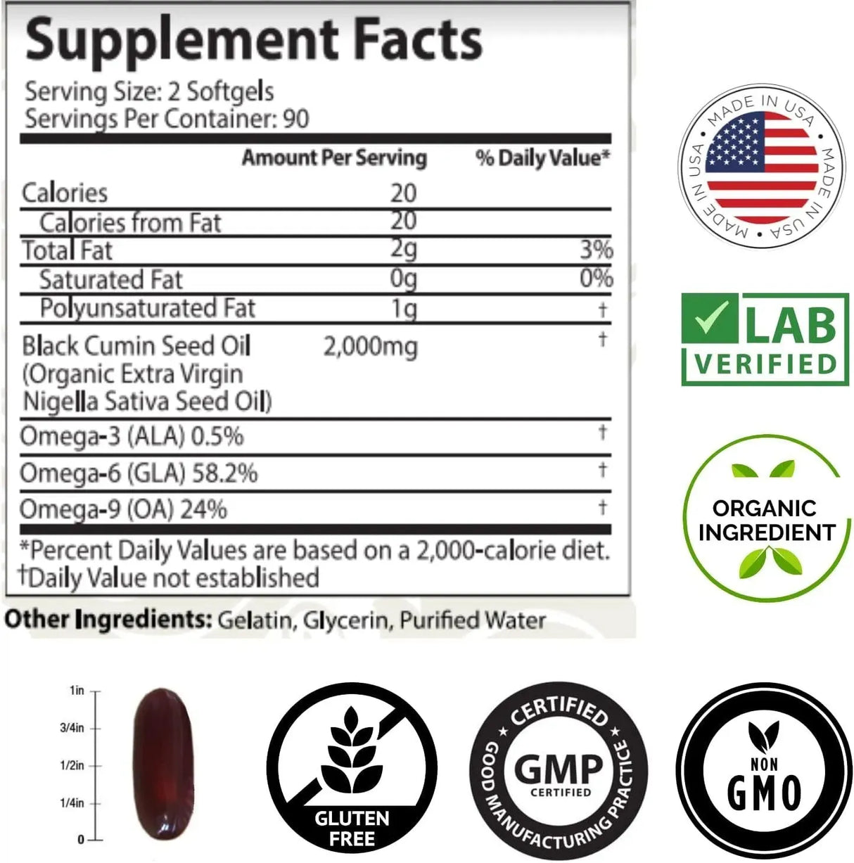 MOTHER NATURE - Mother Nature Premium Black Seed Oil Capsules 2000Mg. 180 Capsulas - The Red Vitamin MX - Suplementos Alimenticios - {{ shop.shopifyCountryName }}