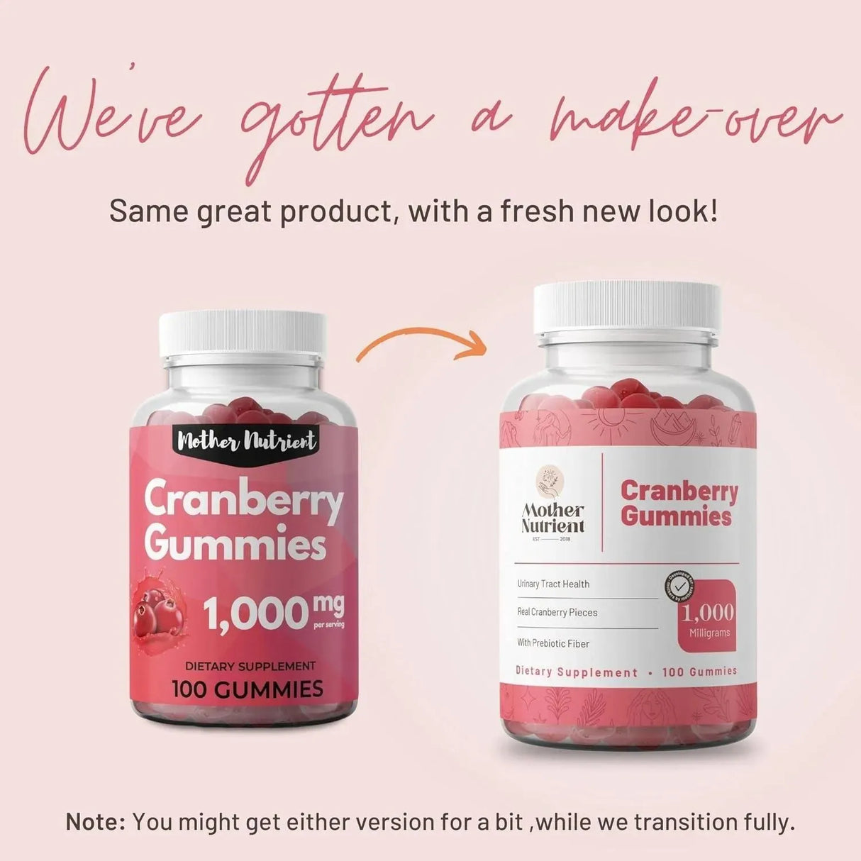 MOTHER NUTRIENT - Mother Nutrient Cranberry Gummies 1000Mg. 100 Gomitas - The Red Vitamin MX - Suplementos Alimenticios - {{ shop.shopifyCountryName }}