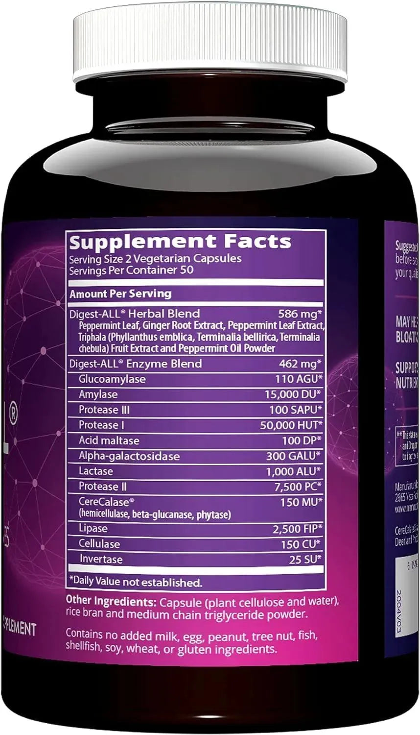 MRM - MRM Nutrition Digest-All 100 Capsulas - The Red Vitamin MX - Suplementos Alimenticios - {{ shop.shopifyCountryName }}