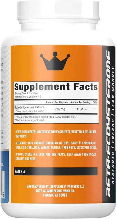 MUSCLE EMPIRE - Muscle Empire Beta-Ecdysterone 1100Mg. 180 Capsulas - The Red Vitamin MX - Suplementos Alimenticios - {{ shop.shopifyCountryName }}