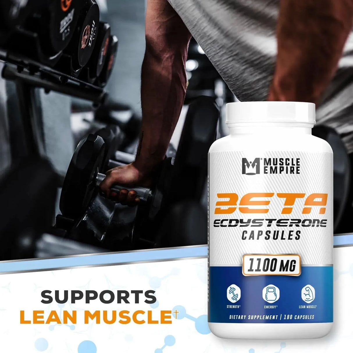 MUSCLE EMPIRE - Muscle Empire Beta-Ecdysterone 1100Mg. 180 Capsulas - The Red Vitamin MX - Suplementos Alimenticios - {{ shop.shopifyCountryName }}