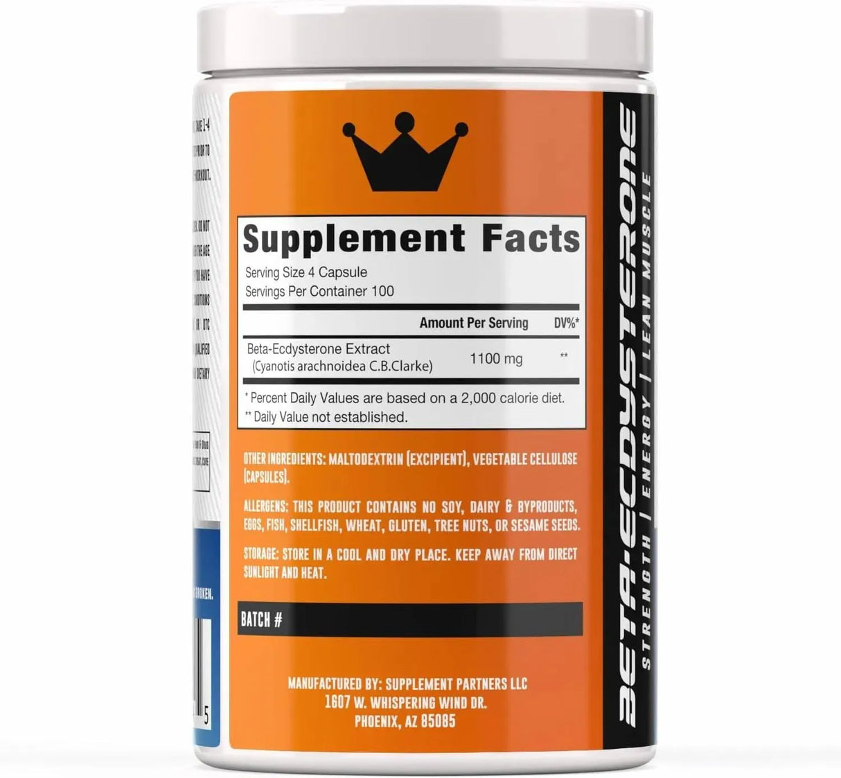 MUSCLE EMPIRE - Muscle Empire Beta-Ecdysterone 1100Mg. 400 Capsulas - The Red Vitamin MX - Suplementos Alimenticios - {{ shop.shopifyCountryName }}