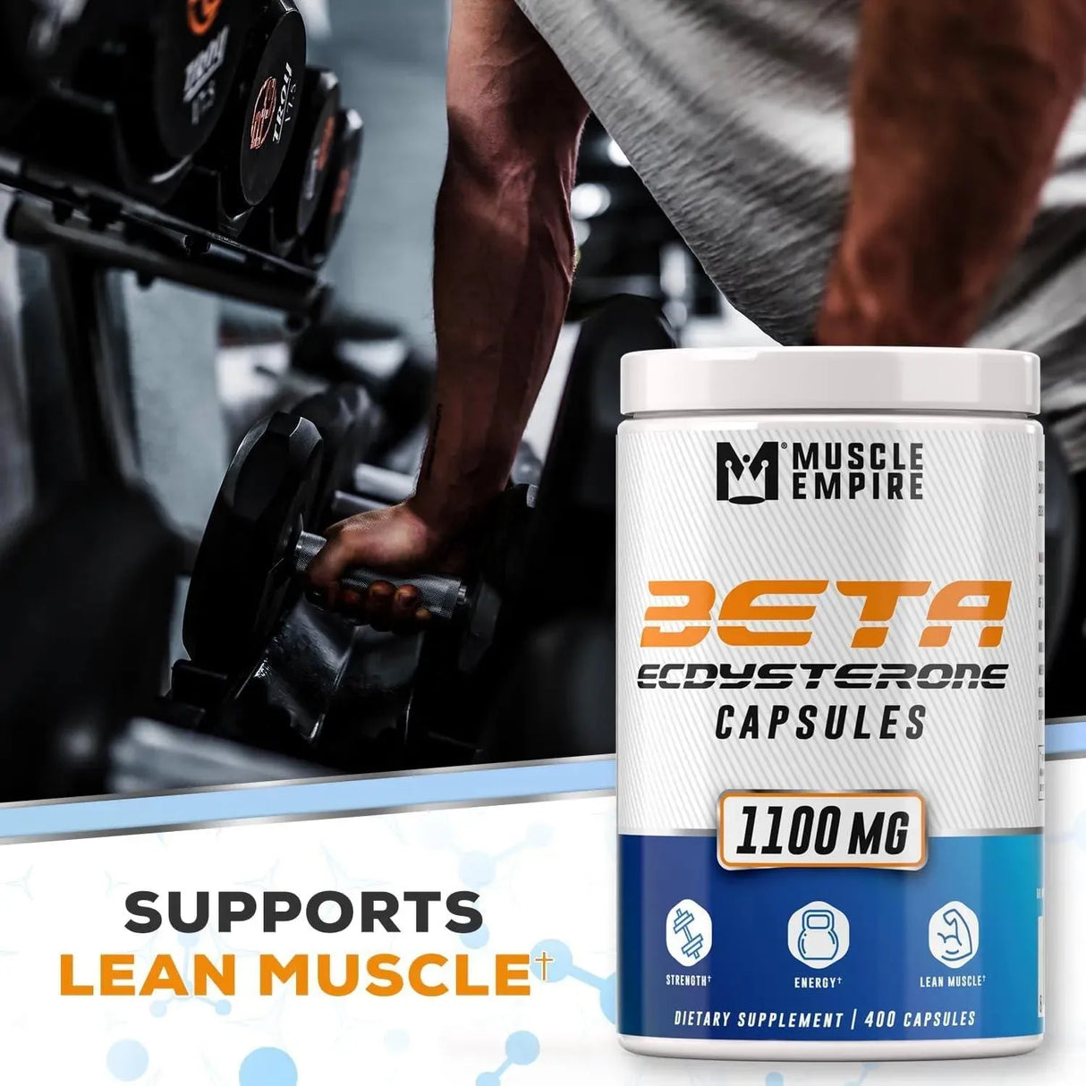 MUSCLE EMPIRE - Muscle Empire Beta-Ecdysterone 1100Mg. 400 Capsulas - The Red Vitamin MX - Suplementos Alimenticios - {{ shop.shopifyCountryName }}