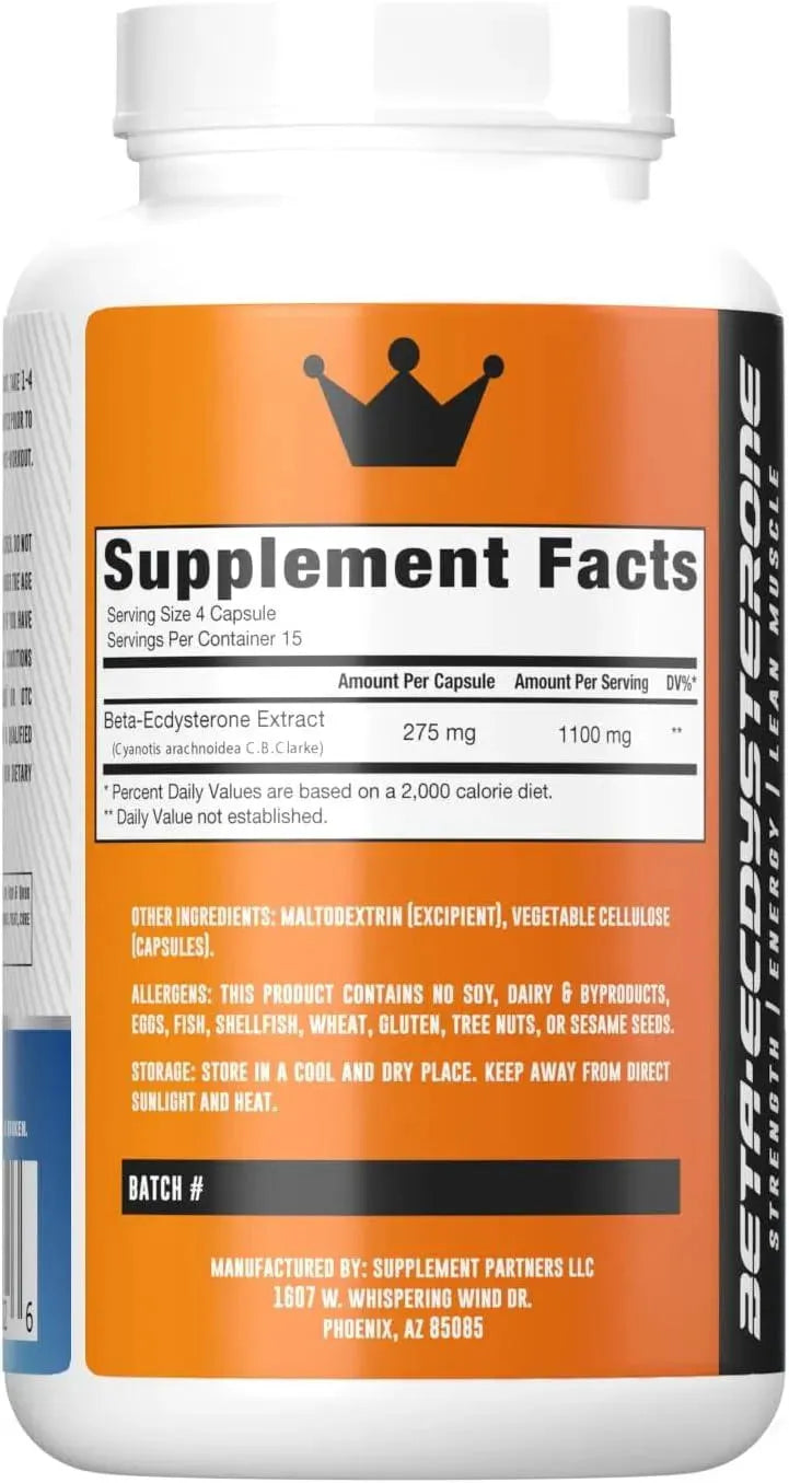 MUSCLE EMPIRE - Muscle Empire Beta-Ecdysterone 1100Mg. 60 Capsulas - The Red Vitamin MX - Suplementos Alimenticios - {{ shop.shopifyCountryName }}