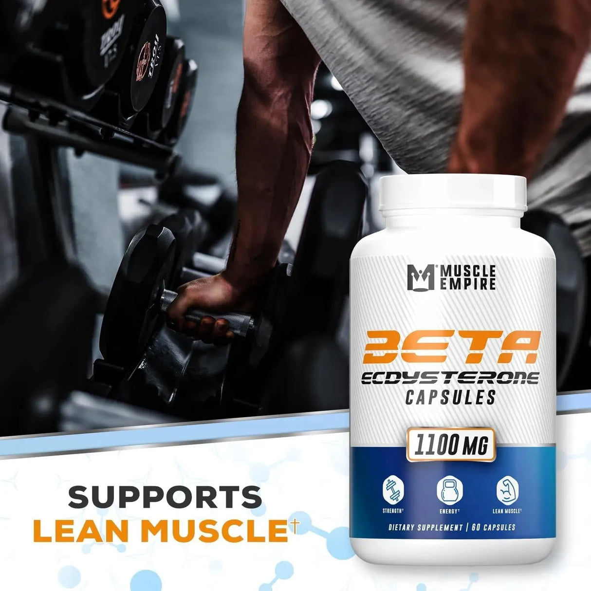MUSCLE EMPIRE - Muscle Empire Beta-Ecdysterone 1100Mg. 60 Capsulas - The Red Vitamin MX - Suplementos Alimenticios - {{ shop.shopifyCountryName }}