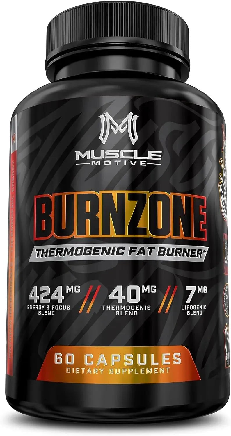 MUSCLEMOTIVE - MuscleMotive Burnzone Thermogenic Fat Burner 60 Capsulas - The Red Vitamin MX - Suplementos Alimenticios - {{ shop.shopifyCountryName }}