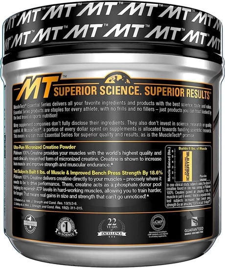 MUSCLETECH - MuscleTech Platinum Creatine Monohydrate Powder 80 Servicios 400Gr. - The Red Vitamin MX - Suplementos Alimenticios - {{ shop.shopifyCountryName }}