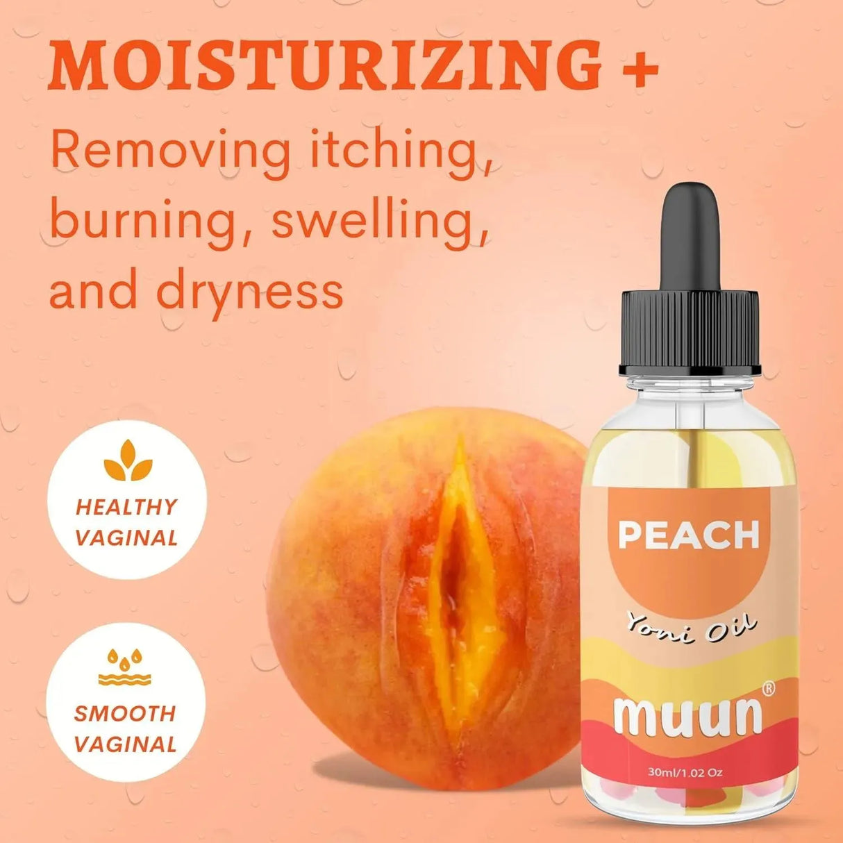 MUUN - Muun Yoni Oil Vaginal Dryness Odor Eliminator and Soothes 30Ml. - The Red Vitamin MX - Hidratantes Vaginales - {{ shop.shopifyCountryName }}