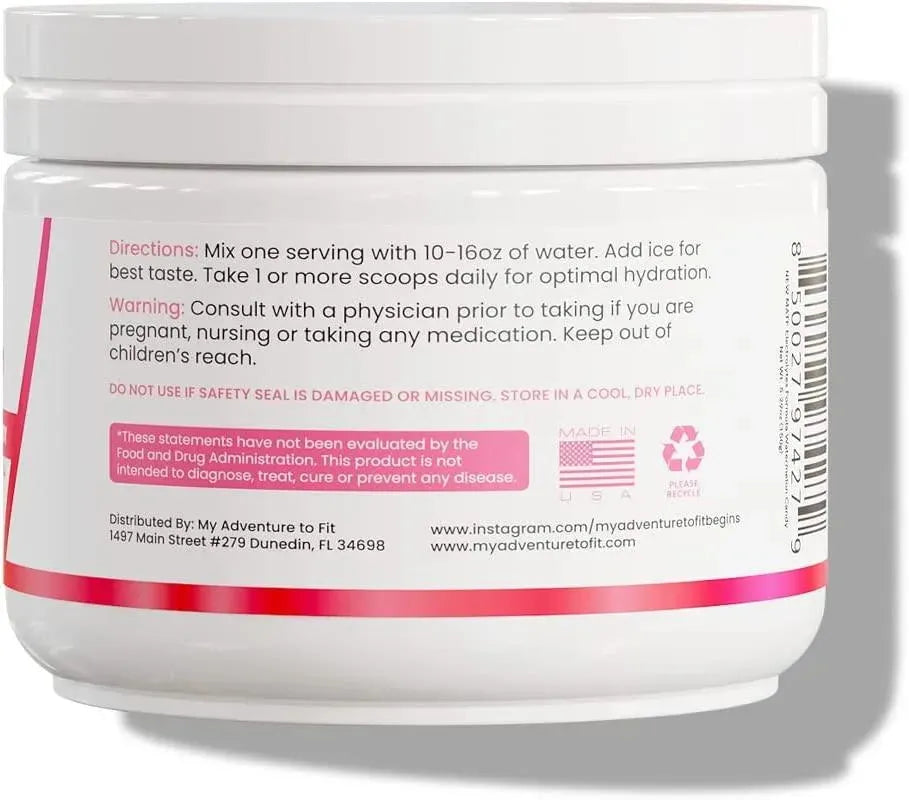 MY ADVENTURE TO FIT - My Adventure to Fit Keto Electrolytes Powder for Hydration Watermelon 150Gr. - The Red Vitamin MX - Suplementos Alimenticios - {{ shop.shopifyCountryName }}