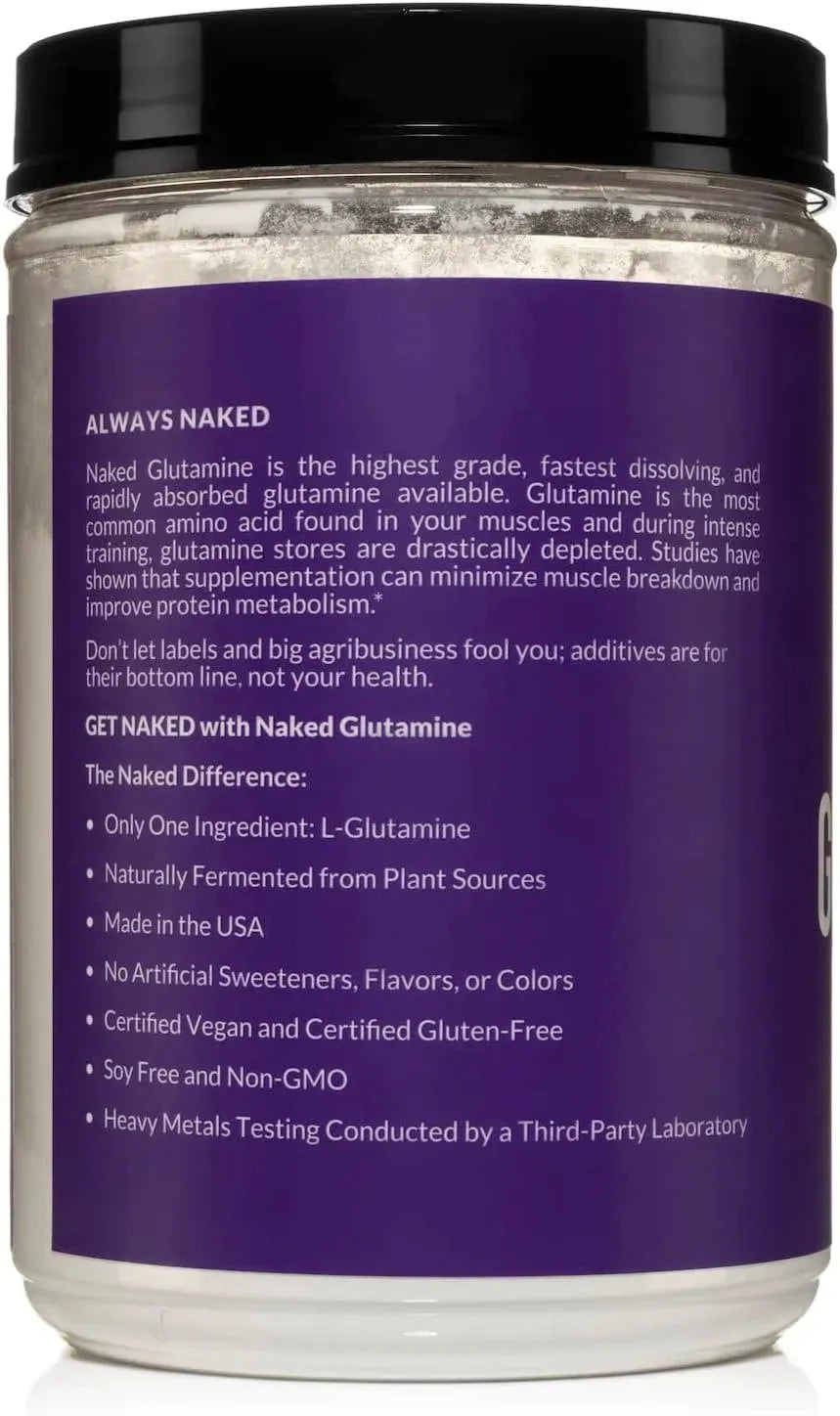 NAKED NUTRITION - NAKED Pure L-Glutamine 200 Servicios 1Kg. - The Red Vitamin MX - Suplementos Alimenticios - {{ shop.shopifyCountryName }}