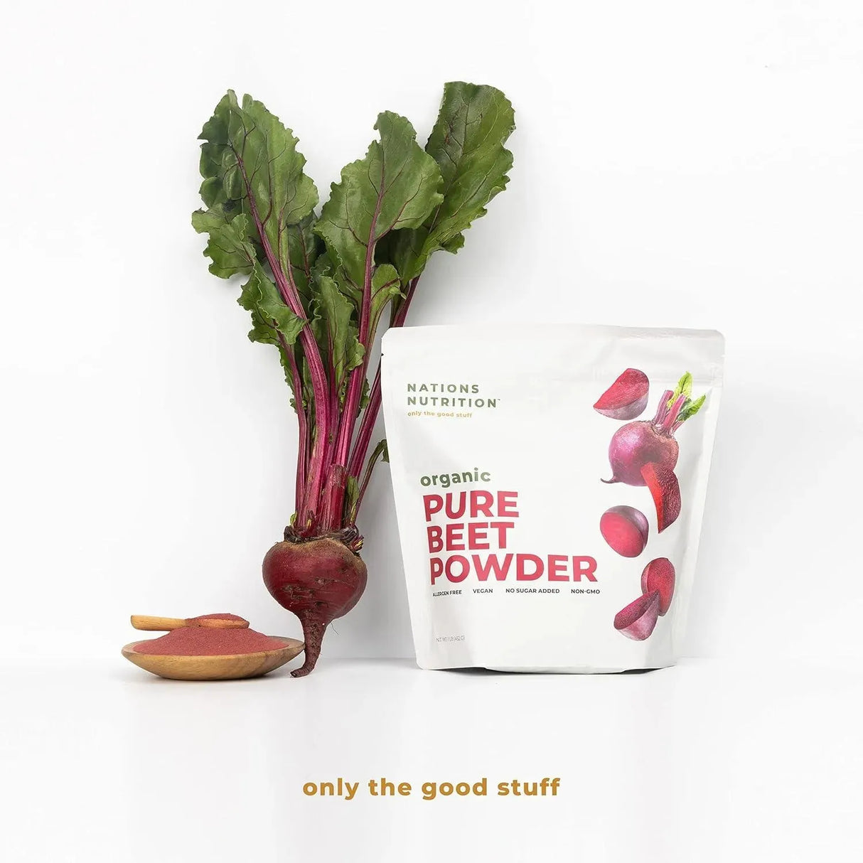 NATIONS NUTRITION - Nations Nutrition Pure Beet Root Powder Organic 452Gr. - The Red Vitamin MX - Suplementos Alimenticios - {{ shop.shopifyCountryName }}