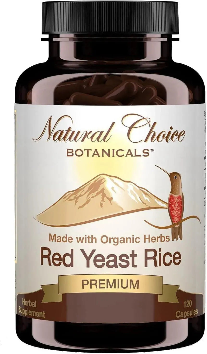 NATURAL CHOICE BOTANICALS - Natural Choice Botanicals Certified Organic Red Yeast Rice Supplement 120 Capsulas - The Red Vitamin MX - Suplementos Alimenticios - {{ shop.shopifyCountryName }}