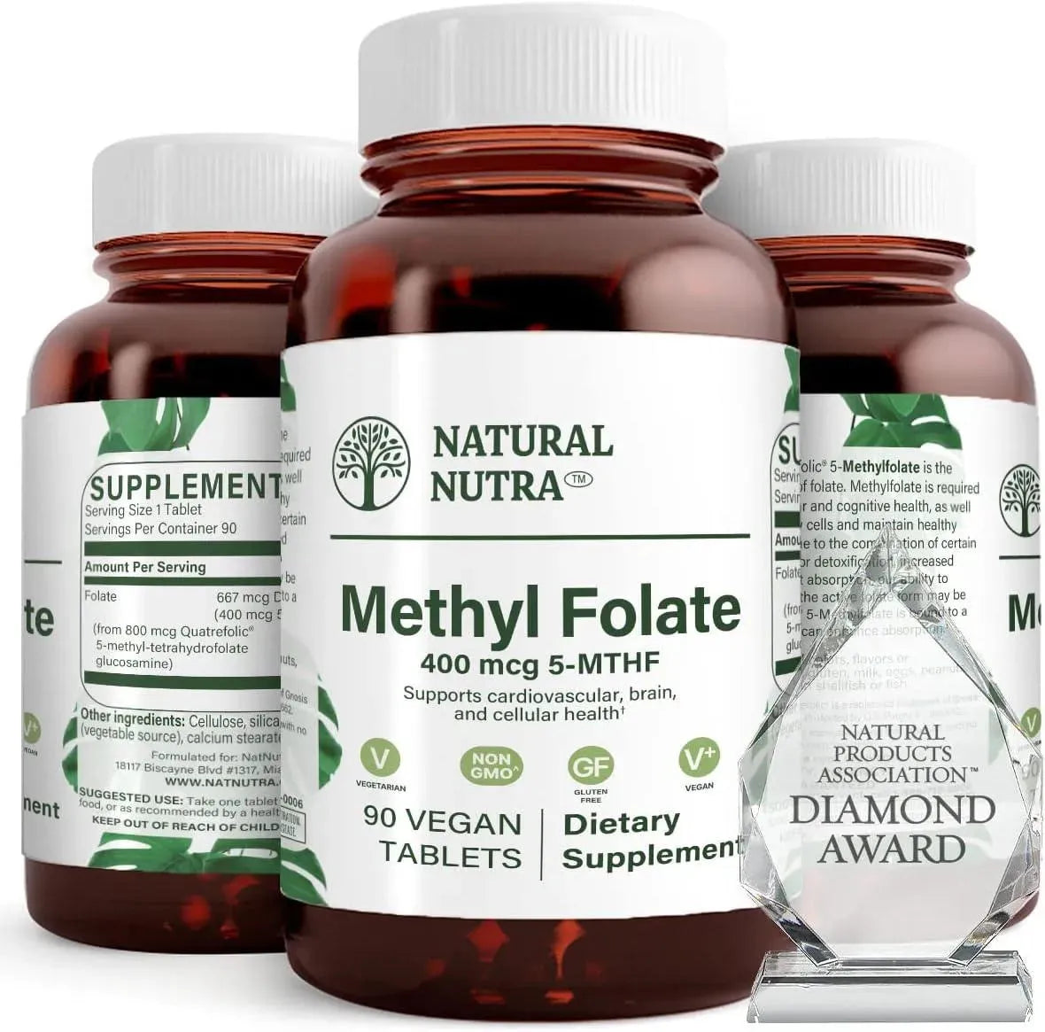 NATURAL NUTRA - Natural Nutra Active Methyl Folate 90 Tabletas - The Red Vitamin MX - Suplementos Alimenticios - {{ shop.shopifyCountryName }}