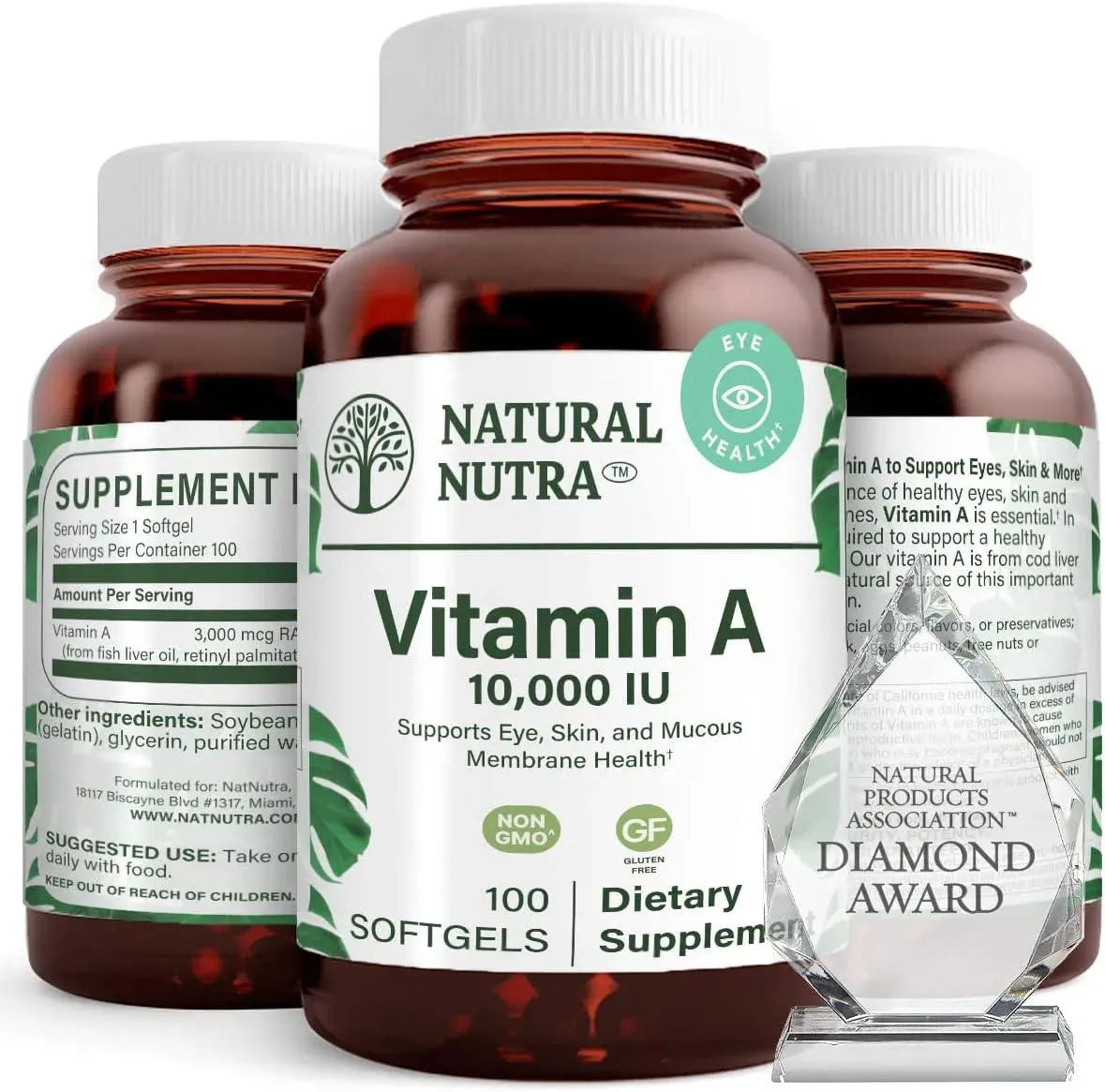 NATURAL NUTRA - Natural Nutra Vitamin A 10,000 IU 200 Capsulas Blandas - The Red Vitamin MX - Suplementos Alimenticios - {{ shop.shopifyCountryName }}