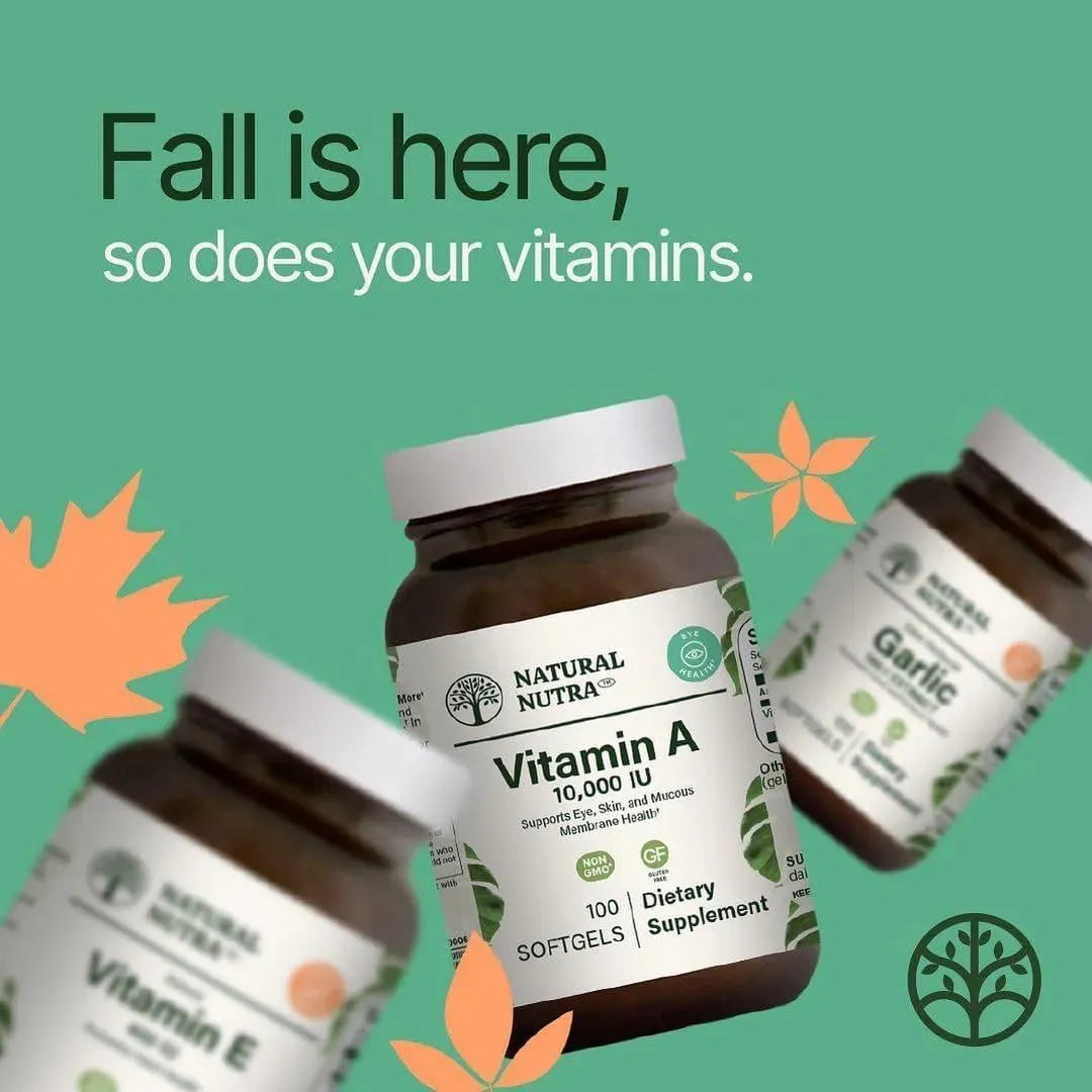 NATURAL NUTRA - Natural Nutra Vitamin A 10,000 IU 200 Capsulas Blandas - The Red Vitamin MX - Suplementos Alimenticios - {{ shop.shopifyCountryName }}