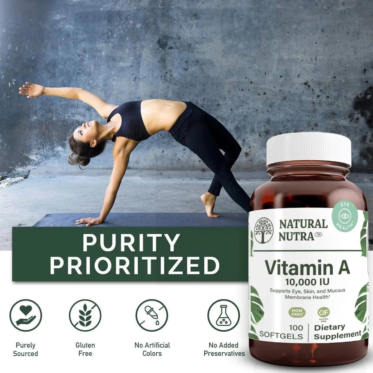 NATURAL NUTRA - Natural Nutra Vitamin A 10,000 IU 200 Capsulas Blandas - The Red Vitamin MX - Suplementos Alimenticios - {{ shop.shopifyCountryName }}