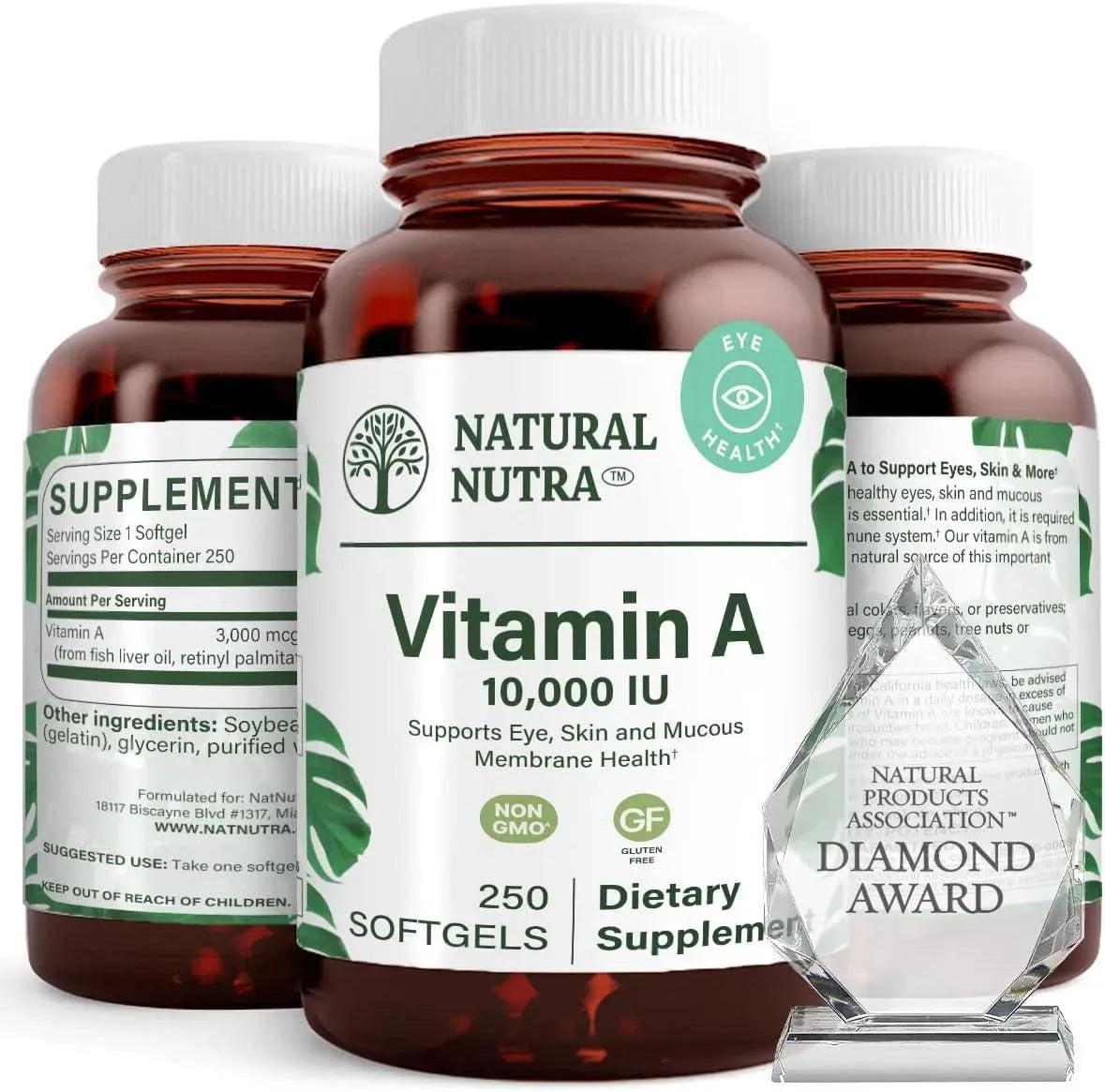 NATURAL NUTRA - Natural Nutra Vitamin A 10,000 IU 250 Capsulas Blandas - The Red Vitamin MX - Suplementos Alimenticios - {{ shop.shopifyCountryName }}