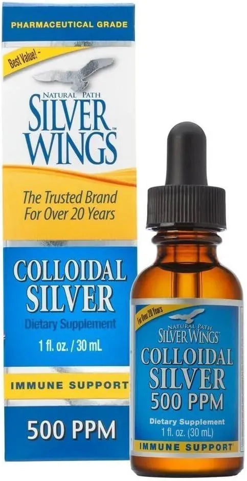 NATURAL PATH SILVER WINGS - Natural Path Silver Wings Colloidal Silver 500PPM 30Ml. - The Red Vitamin MX - Suplementos Alimenticios - {{ shop.shopifyCountryName }}