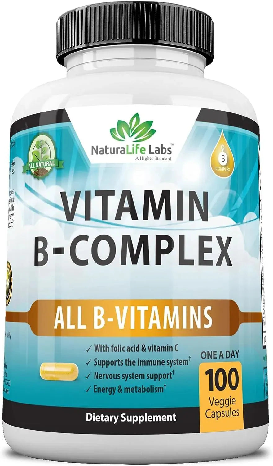 NATURALIFE LABS - NaturaLife Labs Vitamin B Complex 100 Capsulas - The Red Vitamin MX - Suplementos Alimenticios - {{ shop.shopifyCountryName }}