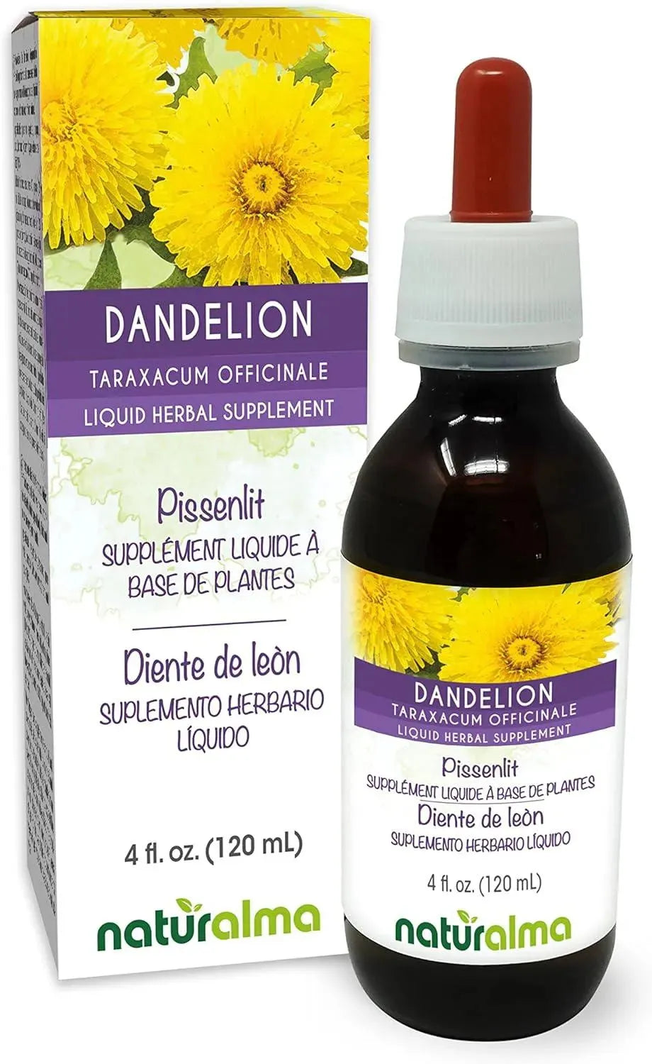 NATURALMA - Naturalma Dandelion Root Tincture 4 Fl.Oz. - The Red Vitamin MX - Suplementos Alimenticios - {{ shop.shopifyCountryName }}
