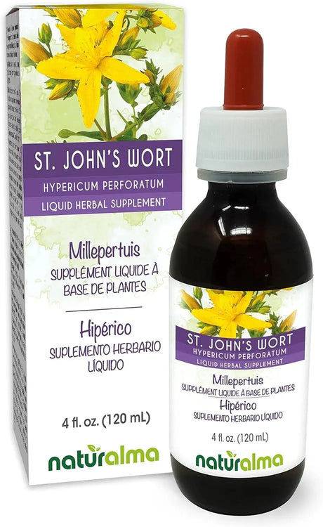 NATURALMA - Naturalma St. John's Wort herb with Flowers Alcohol-Free Tincture 120Ml. - The Red Vitamin MX - Suplementos Alimenticios - {{ shop.shopifyCountryName }}