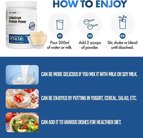 NATURALPLUS - NATURALPLUS Colostrum Protein Powder 450Gr. - The Red Vitamin MX - Suplementos Alimenticios - {{ shop.shopifyCountryName }}