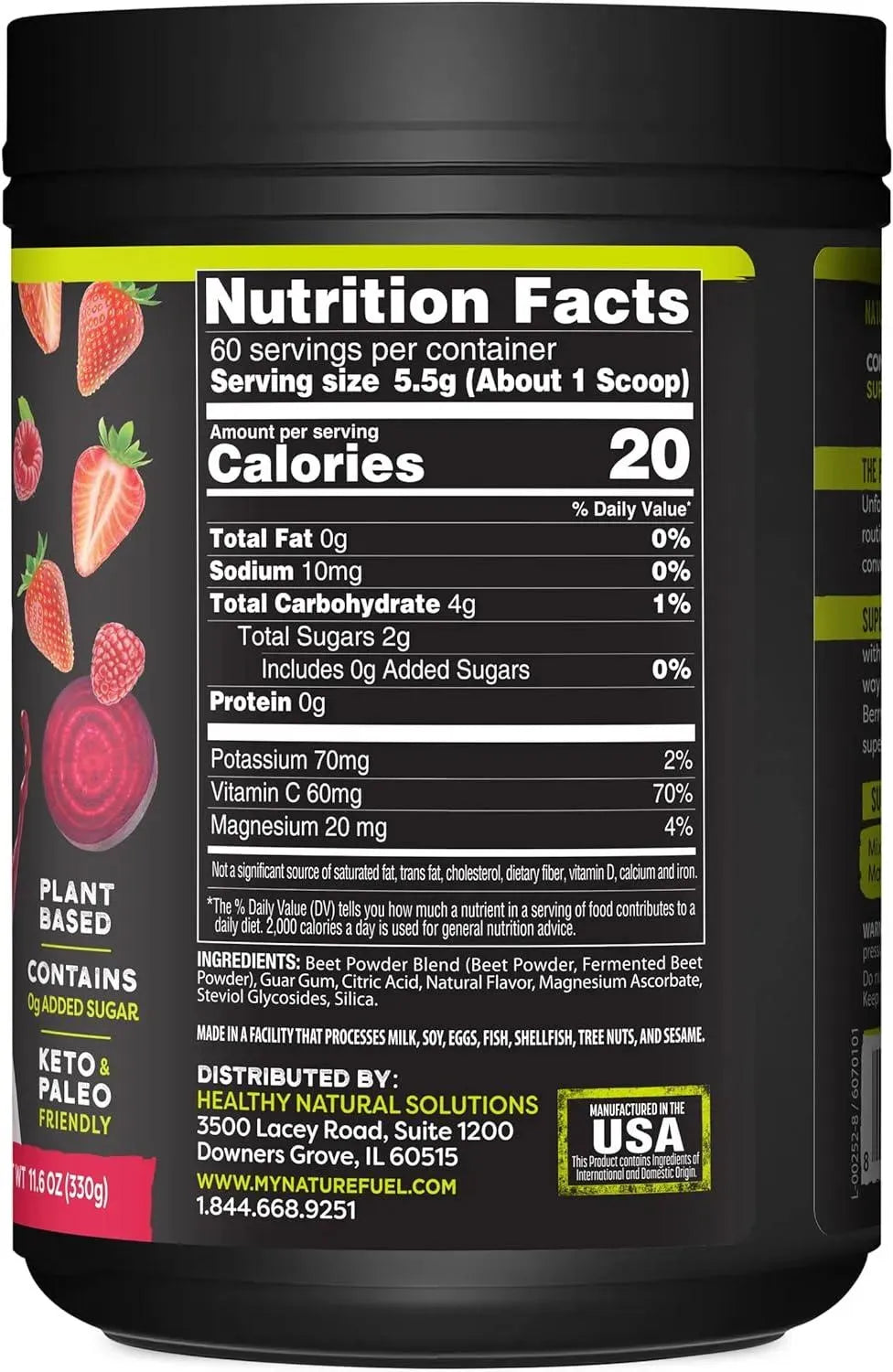 NATURE FUEL - Nature Fuel Power Beets Powder 330Gr. - The Red Vitamin MX - Suplementos Alimenticios - {{ shop.shopifyCountryName }}