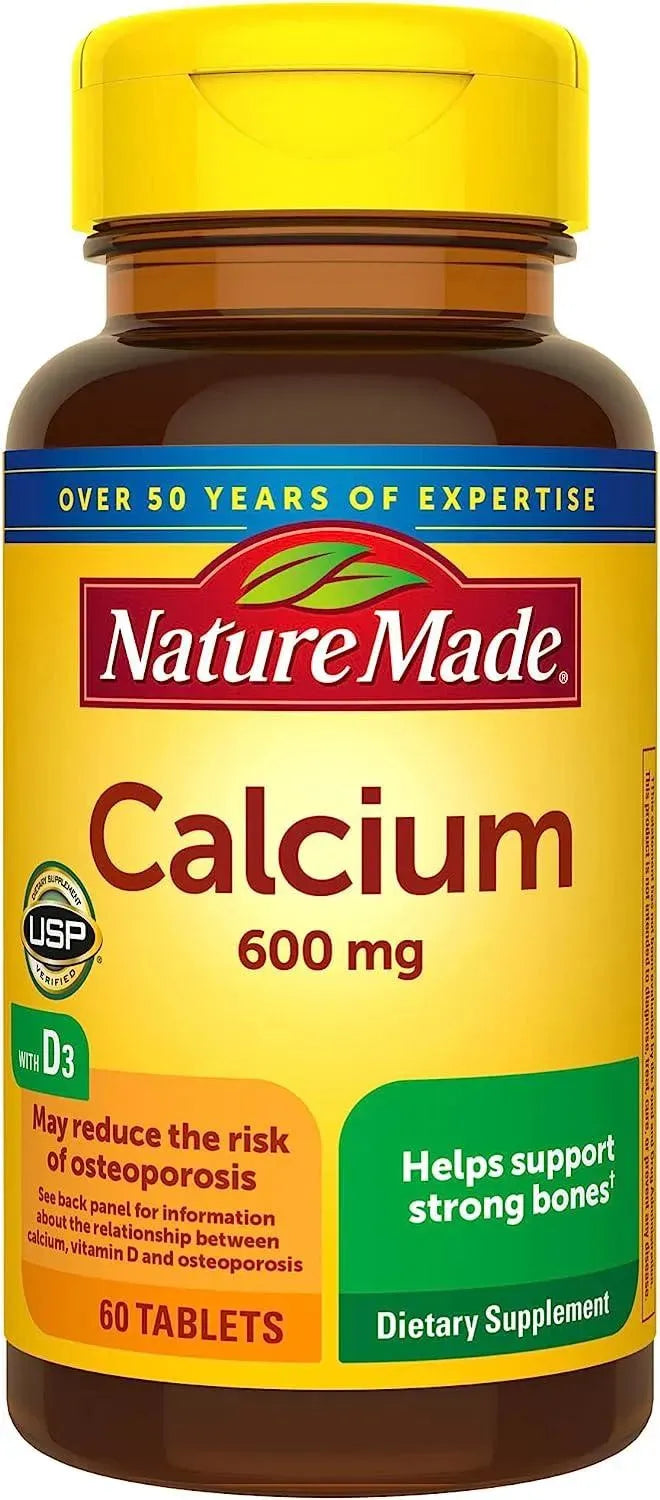 NATURE MADE - Nature Made Calcium 600Mg. with Vitamin D3 60 Tabletas - The Red Vitamin MX - Suplementos Alimenticios - {{ shop.shopifyCountryName }}