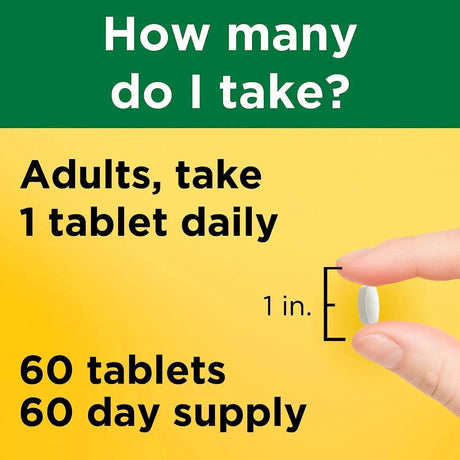 NATURE MADE - Nature Made L-Lysine 1000Mg. 60 Tabletas - The Red Vitamin MX - Suplementos Alimenticios - {{ shop.shopifyCountryName }}