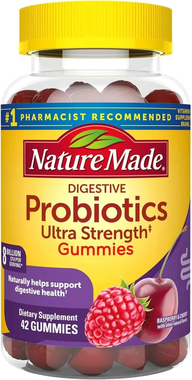 NATURE MADE - Nature Made Ultra Strength Digestive Probiotics 42 Gomitas - The Red Vitamin MX - Suplementos Alimenticios - {{ shop.shopifyCountryName }}