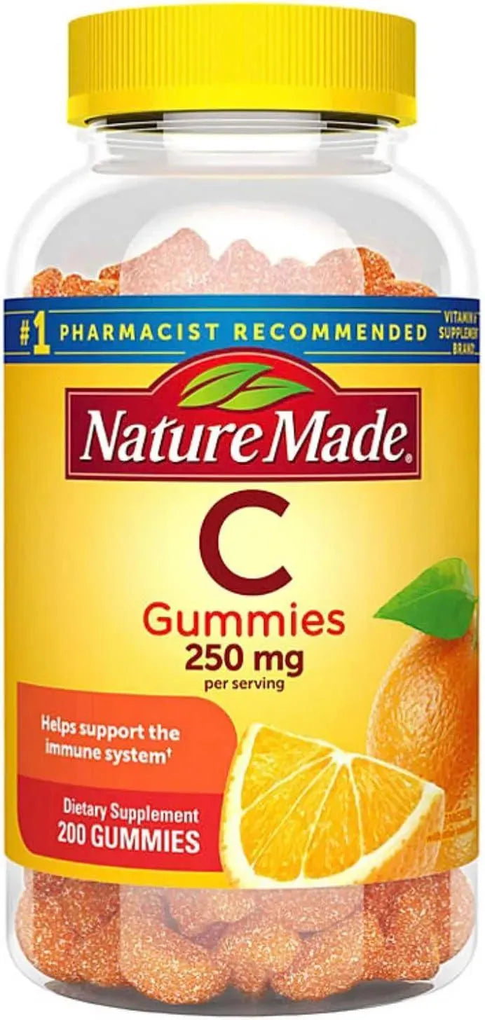 NATURE MADE - Nature Made Vitamin C 250Mg. Gummies 200 Gomitas - The Red Vitamin MX - Suplementos Alimenticios - {{ shop.shopifyCountryName }}