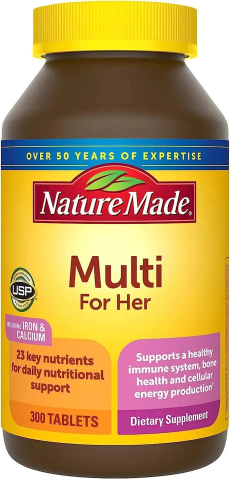 NATURE MADE - Nature Made Women's Multivitamin 300 Tabletas - The Red Vitamin MX - Suplementos Alimenticios - {{ shop.shopifyCountryName }}