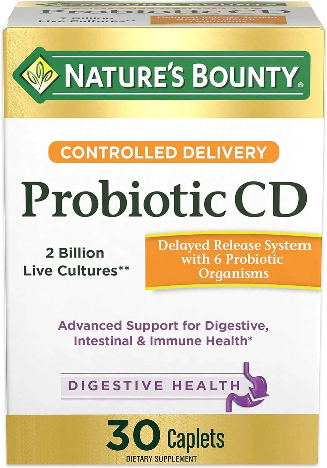 NATURE'S BOUNTY - Nature's Bounty Controlled Delivery Probiotic 30 Tabletas - The Red Vitamin MX - Suplementos Alimenticios - {{ shop.shopifyCountryName }}