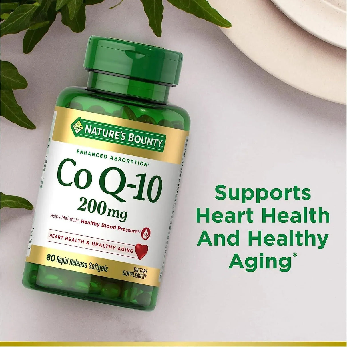 NATURE'S BOUNTY - Nature’s Bounty CoQ10 200Mg. 80 Capsulas Blandas 2 Pack - The Red Vitamin MX - Suplementos Alimenticios - {{ shop.shopifyCountryName }}