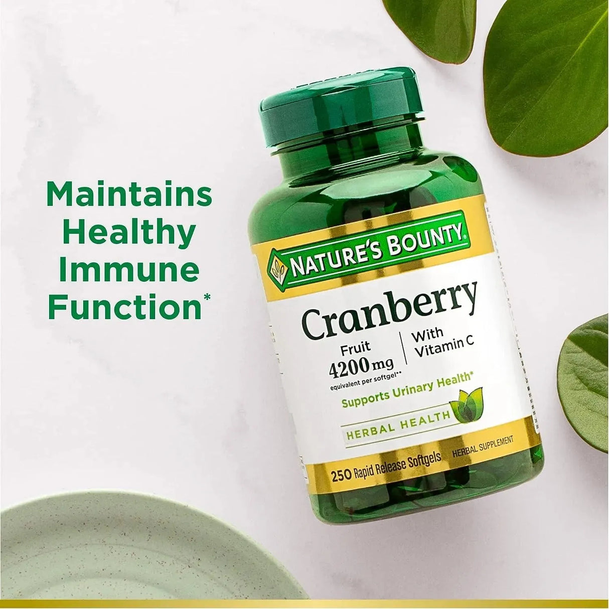 NATURE'S BOUNTY - Nature's Bounty Cranberry 4200Mg. With Vitamin C 250 Capsulas Blandas - The Red Vitamin MX - Suplementos Alimenticios - {{ shop.shopifyCountryName }}