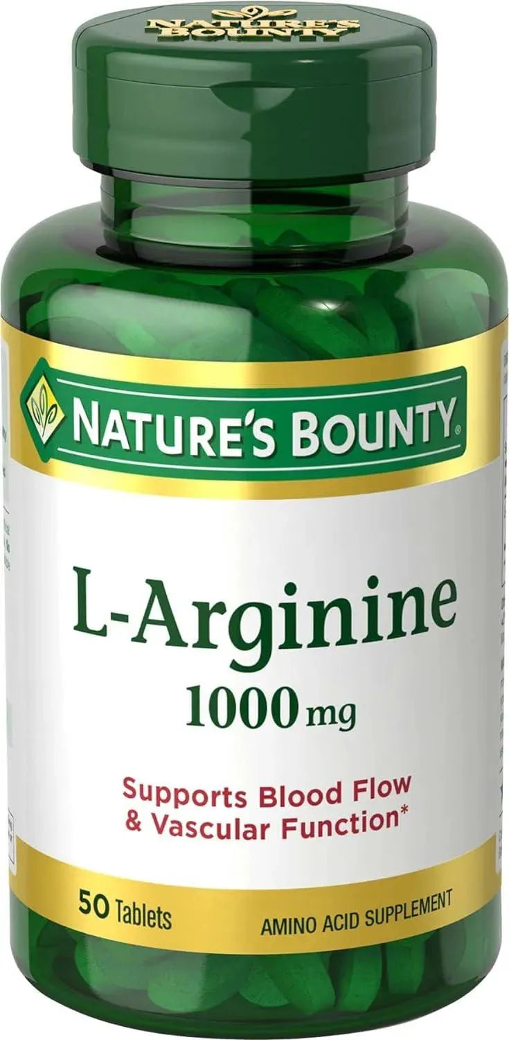 NATURE'S BOUNTY - Nature's Bounty L-Arginine 1000Mg. 50 Tabletas - The Red Vitamin MX - Suplementos Alimenticios - {{ shop.shopifyCountryName }}