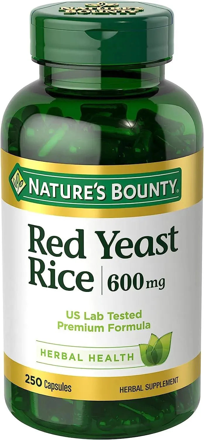 NATURE'S BOUNTY - Nature’s Bounty Red Yeast Rice Supplement 600Mg. 250 Capsulas - The Red Vitamin MX - Suplementos Alimenticios - {{ shop.shopifyCountryName }}