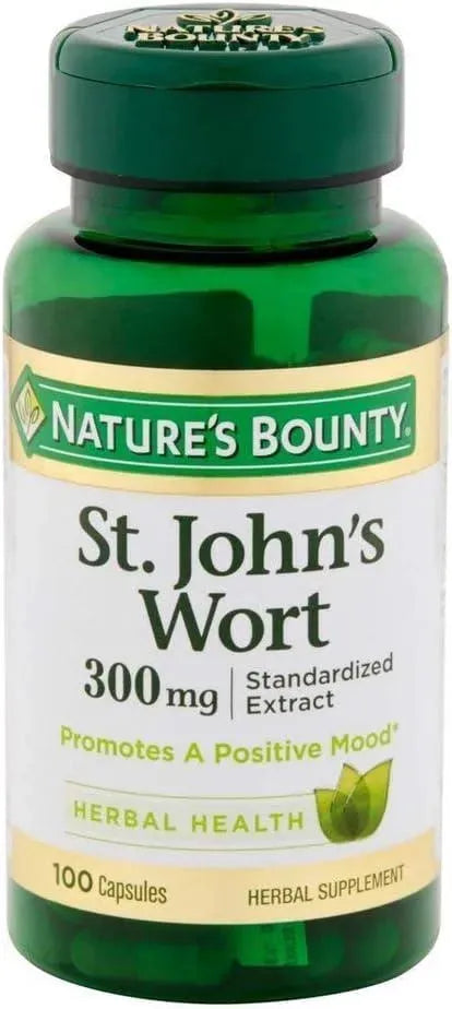 NATURE'S BOUNTY - Nature's Bounty St. John's Wort 300Mg. 100 Capsulas 2 Pack - The Red Vitamin MX - Suplementos Alimenticios - {{ shop.shopifyCountryName }}