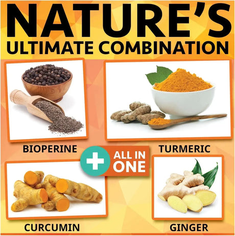 NATURE'S BRANCH - Nature's Branch Turmeric Curcumin and Ginger & BioPerine 90 Capsulas - The Red Vitamin MX - Suplementos Alimenticios - {{ shop.shopifyCountryName }}