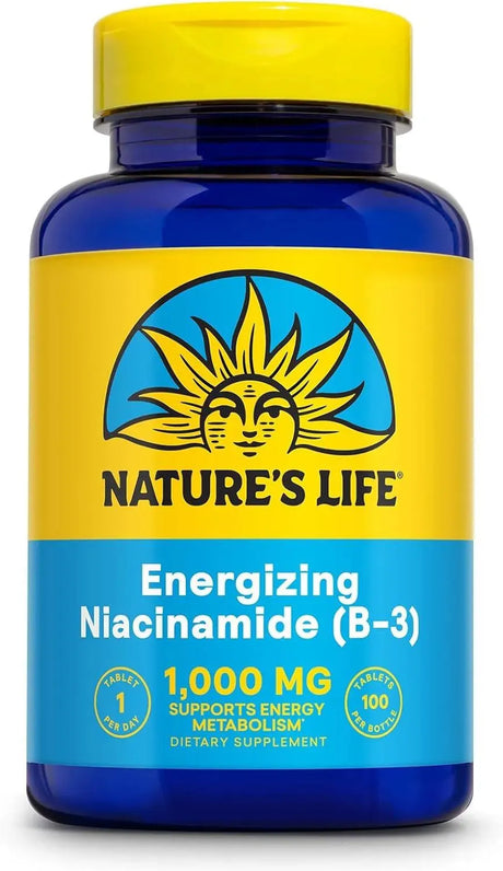 NATURE'S LIFE - Nature's Life Energizing Niacinamide 100 Tabletas - The Red Vitamin MX - Suplementos Alimenticios - {{ shop.shopifyCountryName }}
